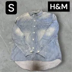 H&M デニムシャツ Sサイズ