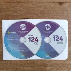 Zumba ズンバ ZIN 124 CD DVD & MegaMix114 CD