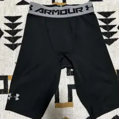 アンダーアーマー ハーフスパッツ ブラック SMサイズ