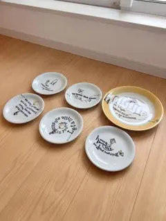 未使用】ディズニーくまのプーさん 食器セット6点Sangoハニーヘブン プレートのサムネイル