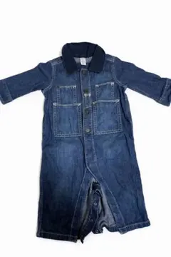 GAP デニムロンパース 70 カバーオール つなぎ