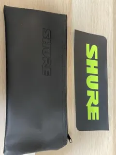 SHURE マイク用 キャリングポーチ　ステッカー付き