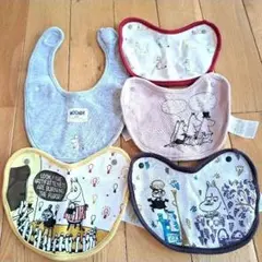 ムーミン　スタイ　5枚セット