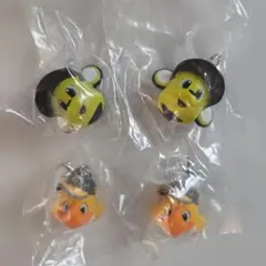プロ野球マスコット　めじるしアクセサリー　トラッキー　ハリーホーク