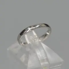 Pt850 無地 甲丸 プラチナリング S18号 ユーズド品 - メルカリ