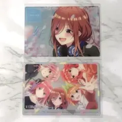 五等分の花嫁　ウエハース　カード　三玖 集合