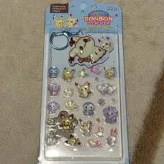 正規品 韓国 ポケモン ボンボンドロップシール キーリング