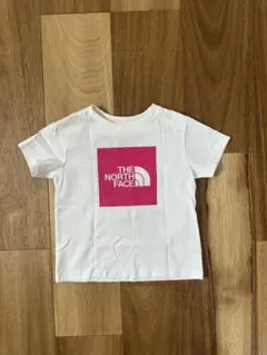 美品 THE NORTH FACE ホワイト Tシャツ 100 ノースフェイス