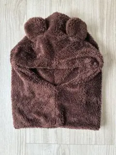 クマ耳付きフードウォーマー♡ブラウン