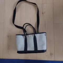 専用です！グレーと黒のミニトートバッグ