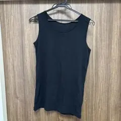 ANN DEMEULEMEESTER ブラック タンクトップ - メルカリ