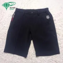 PEARLY GATES ゴルフ ハーフパンツ 黒 サイズ6 ロゴ 総柄 XL - メルカリ