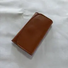 レザーキーケース 4連 ブラウン