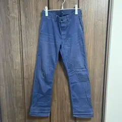 POLO RL ネイビー ワークパンツ ダメージ加工