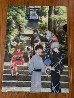 エヴァンゲリオン 箱根湯本　エヴァ屋 A4クリアファイル2013描き下ろし 集合