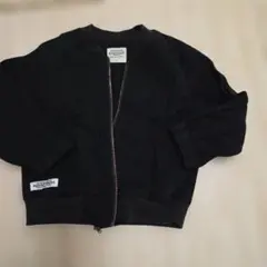 RADCHAP ジップアップブルゾン ブラック 90