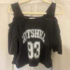 WEGO カレッジロゴ オフショル Tシャツのサムネイル
