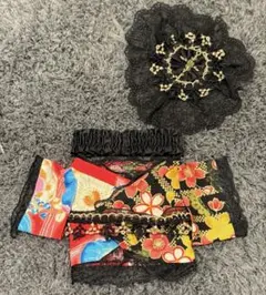 20cm限定着せ替えぬいぐるみ服煌めくレース和服