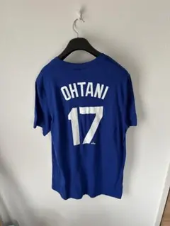 ナ*パ様 NIKE 大谷翔平 17 Tシャツ M ブルー MLB Dodgersのサムネイル