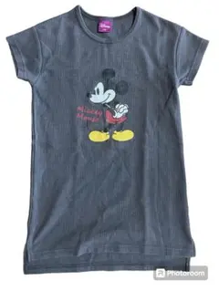 120 子供服　キッズ　ミッキー　Tシャツ　子供　キッズ　ディズニー　ワンピース