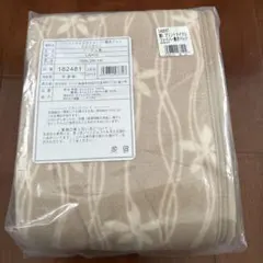 プリントマイクロファイバー敷きパッド シングル ベージュ系