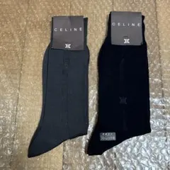 CELINE メンズ ソックス 2足セット 25-26cmのサムネイル