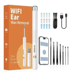 耳かき カメラ付き カメラ付き耳かき カメラ ライト ピンセット ホワイト