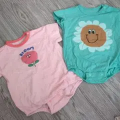 半袖ロンパース2枚セット　BREEZE　70