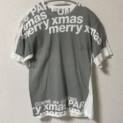 COMME des GARÇONS merry xmas Tシャツ　半袖　白　M