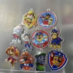パウパトロール アクリルキーホルダー 10個セット