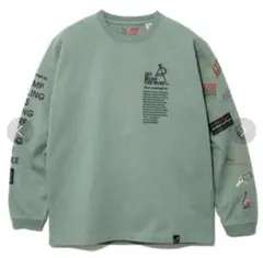 go slow caravan ロングスリーブTシャツ 厚手 グリーンのサムネイル