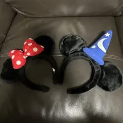 ミニーマウス＆ミッキーマウス カチューシャセット