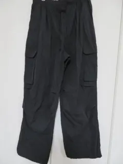 GU　パラシュートカーゴパンツ　XL　美品　 ブラック　パンツ　標準丈