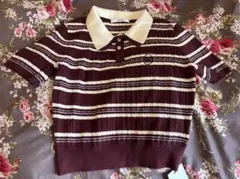 スナイデル ワンポイントレイヤードポロニットプルオーバー