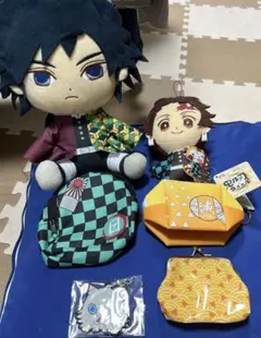 鬼滅の刃映画特権オマケ付き（冨岡義勇・竈門炭治郎ぬいぐるみ他）グッズ　まとめ売り