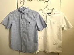 ポロ・ラルフ・ローレン 半袖ボタンダウンシャツ　ポロシャツ2枚セット！