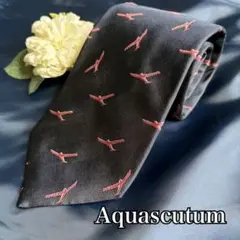 Aquascutum 飛行機柄 ネクタイのサムネイル