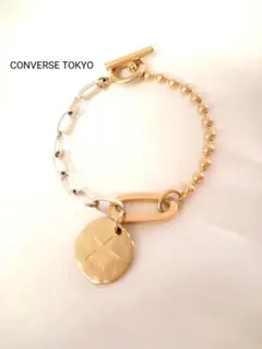 美品CONVERSE TOKYO スターコインスイッチングブレス 保存袋付