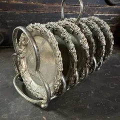 コースター　６枚セット　昭和レトロ　ビンテージ　ぶどう