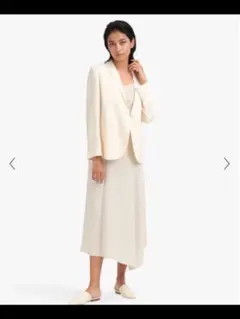 Theory スカート CREPE COMBO FLARE SK ホワイト系のサムネイル
