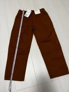 タグ付き　リラックスフィット ブラウンパンツ 115cm