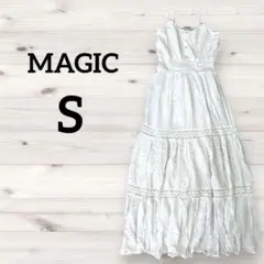 MAGIC 【S】ホワイト キャミワンピース