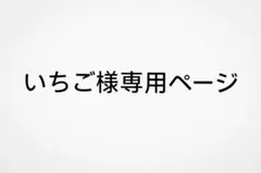 いちご様専用ページ