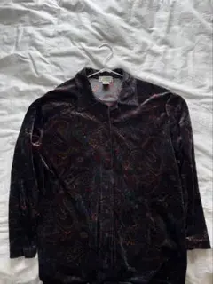 古着 ペイズリー柄シャツ トップス 長袖
