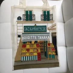 BRIGITTE TANAKA パリ限定トートバッグ カフェヴェルレ コラボ - メルカリ