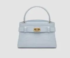 Aubrielle オブリエル クロックエフェクトトップハンドルバッグ