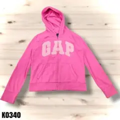 GAP キッズ Y2K 平成 ギャル ピンク パーカー XXL K0340