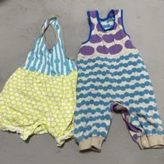 BIBPA アロハロハ　ロンパース　ベビー服　80cmのサムネイル