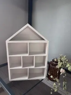 ディスプレイラック 4段 什器 ホワイト ハンドメイド - メルカリ