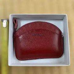 コインケース(赤)本革製